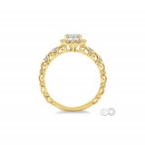 Ashi 14k White Gold Round Cut Diamond Lovebright Engagement Ring photo 3