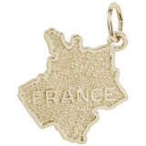 14k Gold France Charm photo