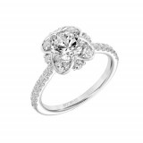 ArtCarved Halo Diamond Engagement Ring photo 2