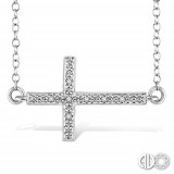 Ashi Diamonds Silver Cross Pendant photo