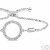 Ashi Sterling Silver White Single Cut Diamond Bracelet photo 2