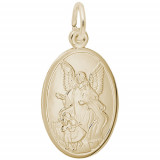Rembrandt 14k Yellow Gold Guardian Angel Charm photo