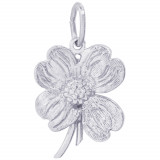 Sterling Silver Dogwood Charm photo