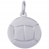 Sterling Silver Volleyball Charm photo