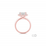Ashi 14k Rose Gold Pear Shape Diamond Lovebright Engagement Ring photo 3