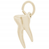 14k Gold Tooth Charm photo