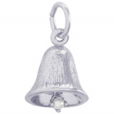 Sterling Silver Bell Charm photo