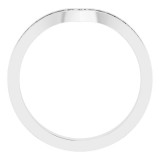 14K White Vintage-Inspired V Ring - 51882101P photo 2