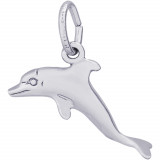 Sterling Silver Dolphin Charm photo
